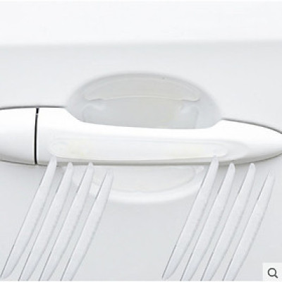 Bộ 08 Miếng Dán Chống Xước Cao Cấp Bảo Vệ Tay Nắm Và Hõm Cửa Xe Ô Tô 