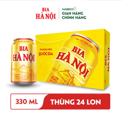 Combo 2 Thùng Bia Hà Nội - Thùng 24 lon 330ml