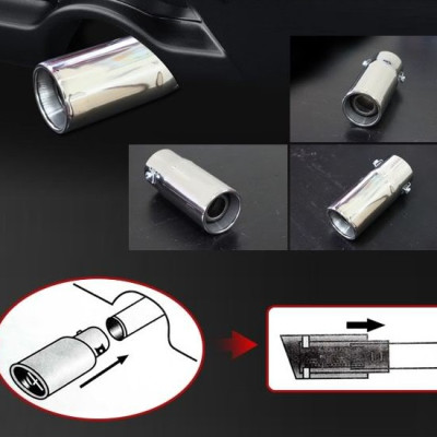 Chụp đuôi pô trang trí ống xả ô tô 4-5 chỗ (5.5 cm)