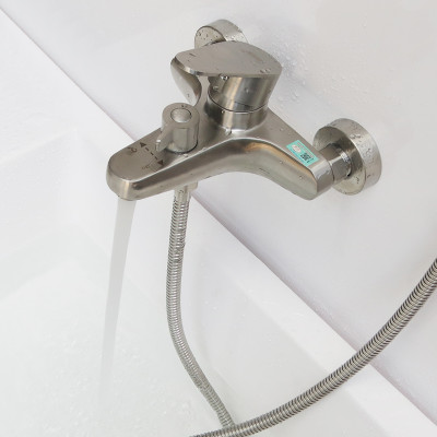 Bộ vòi sen nóng lạnh Inox SUS 304 Eurolife EL-LAVEN 01 (Trắng vàng)