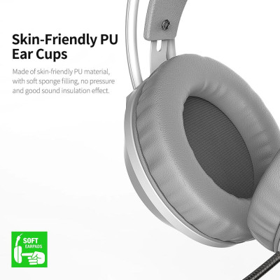 Tai nghe có dây Ajazz AX120 USB 3.5mm chống ồn có micrô 50mm