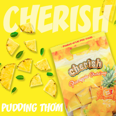 Thạch pudding Cherish vị Thơm 405g