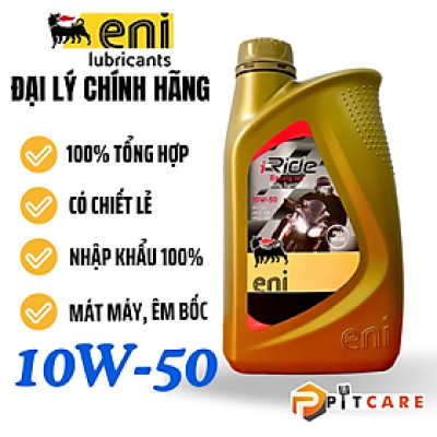 Nhớt Eni i-ride Racing Tec 10W50 Full Tổng Hợp Nhập Khẩu Chính Hãng Có Chiết Lẻ