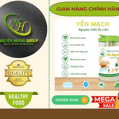 Combo :5 Hộp Yến Mạch nguyên chất 100% Úc 800g Xuân An( Tặng YM 350g)