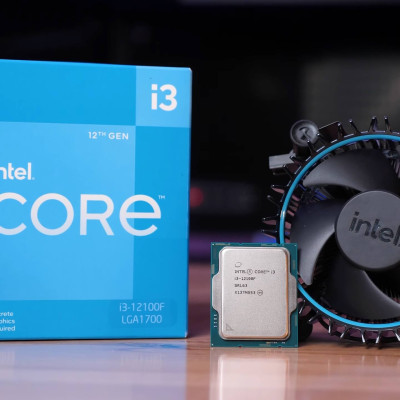 Bộ Vi Xử Lý CPU Intel Core i3-12100F (3.3GHz turbo up to 4.3GHz, 4 nhân 8 luồng, 12MB Cache, 58W)- Socket Intel LGA 1700 - Hàng Chính Hãng