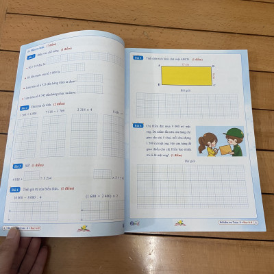 Sách - Đề kiểm tra Toán lớp 3 học kì 2 (Kết nối tri thức với cuộc sống)