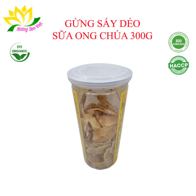 GỪNG SẤY DẺO SỮA ONG CHÚA 300G - HƯƠNG SEN VIỆT