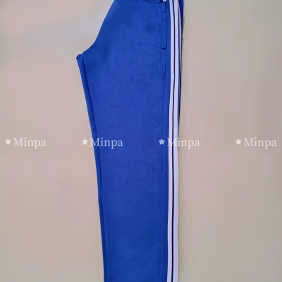 QUẦN thể dục Poly XANH BÍCH 3 sọc poly 2 da co giãn 4 chiều - Quần dài thể thao nam nữ 3 sọc chất liệu poly cao cấp