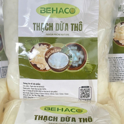 Thạch dừa thô BEHACO 12 ly, túi 1kg