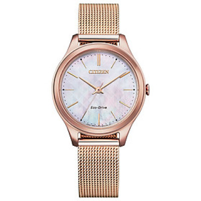 Đồng Hồ Nữ Citizen Dây Thép Không Gỉ EM0508-80Y - Mặt Xà Cừ