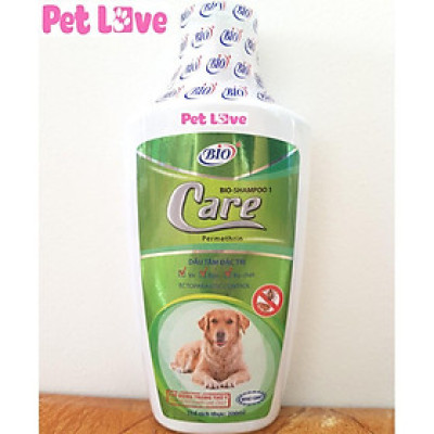 Sữa tắm diệt ve rận, bọ chét, khử mùi trên chó Bio Care 200ml