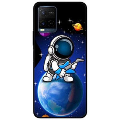 Ốp lưng dành cho Vivo Y21 - Vivo Y21s mẫu Phi Hành Vệ Tinh Tím