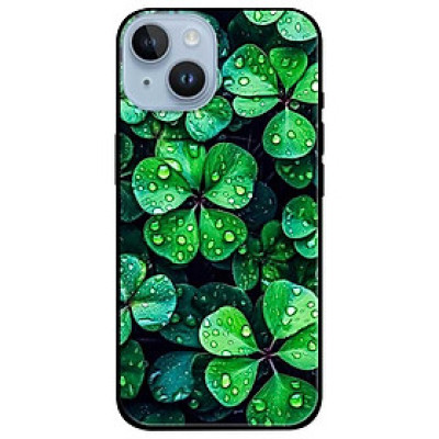 Ốp lưng dành cho Iphone 14 - 14 Plus - 14 Pro - 14 Pro Max - Cỏ May Mắn - Hàng Chính Hãng