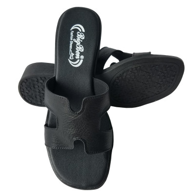 Dép Cao Gót Nữ BIGGBEN Da Bò Cao 4 Phân DCG111