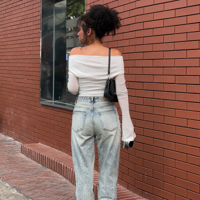 Quần Jean Ống Rộng Classic Air Blue Aaa Jeans