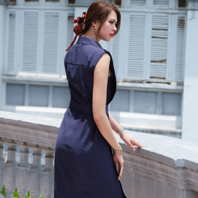 Đầm Suông Đầm Kiểu Đẹp Thời trang thiết kế Hity DRE127 (Xanh Cổ Điển)