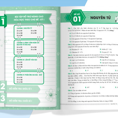 Bài tập bổ trợ nâng cao kỹ năng Hóa học lớp 10 tập 1
