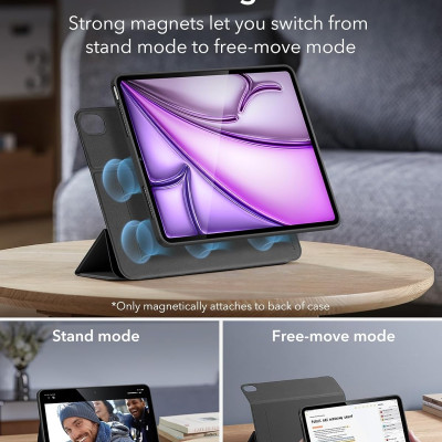 Bao Da dành cho iPad Air 6 13 inch 2024 ESR Rebound Hybrid Case 360 - Hàng Chính Hãng