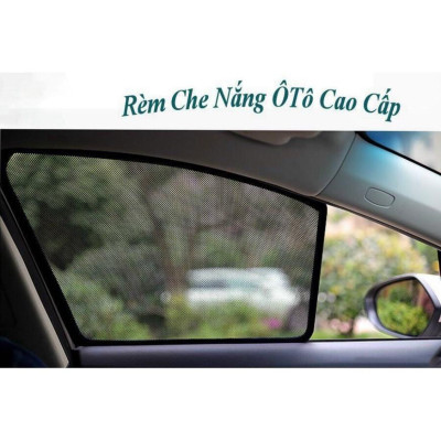 Chắn nắng dành cho Toyota Corolla Cross 2020 2021, Bộ 4 miến vải lưới gắn nam châm hút