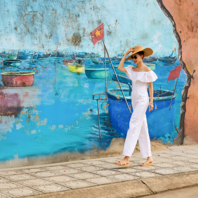 Đồ Bay Jumpsuit Nguyệt DRE132 thời trang thiết kế Hity