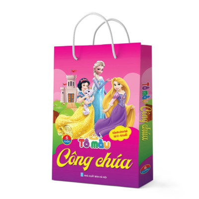 Sách Combo (6 Cuốn) Tô Màu Công Chúa (Dành Cho Bé Từ 3-6 Tuổi)