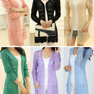 Áo Len Nữ Cardigan Kiểu Dài Thời Trang Xinh ALD01 MayHomes