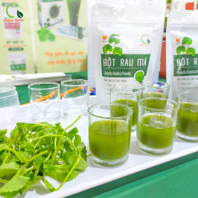 Rau Má Uống Liền Sấy Lạnh Nguyên Chất Hộp 6 Tuýp - Mát gan, detox, giảm mụn, giảm cân, giải nhiệt