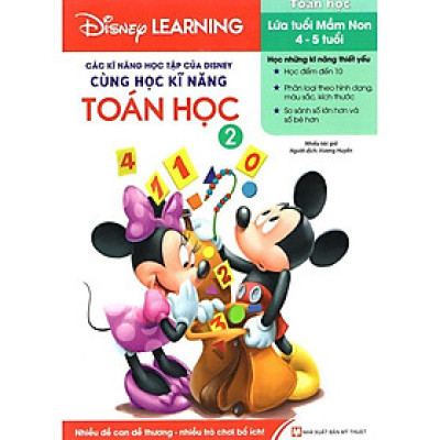 Sách - Disney Learning - Cùng Học Kĩ Năng Toán Học 2 - Tân Việt Books