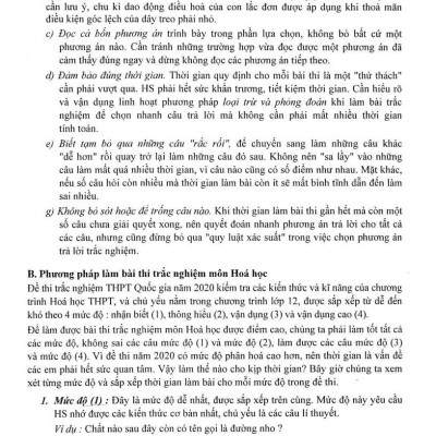 Bộ Đề Trắc Nghiệm Luyện Thi THPT Quốc Gia 2020 - Khoa Học Tự Nhiên - Tập 1 - Tái Bản