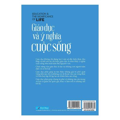 Sách - Giáo Dục Và Ý Nghĩa Cuộc Sống
