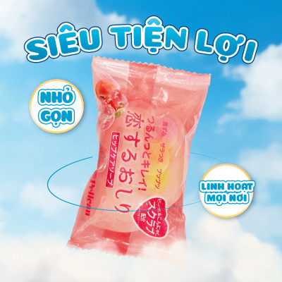 Phiên Bản Mini Xà Phòng Làm Sạch Cơ Thể Pelican 35 G (3 loại) Tặng Kèm 1 Túi Lưới Tạo Bọt
