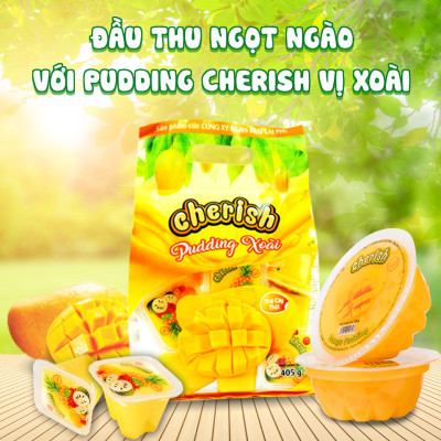 Thạch Pudding Cherish Vị Xoài 405G