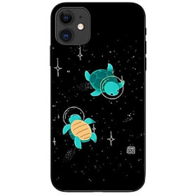 Ốp lưng dành cho Iphone 12 Mini mẫu Hai Chú Rùa Xanh