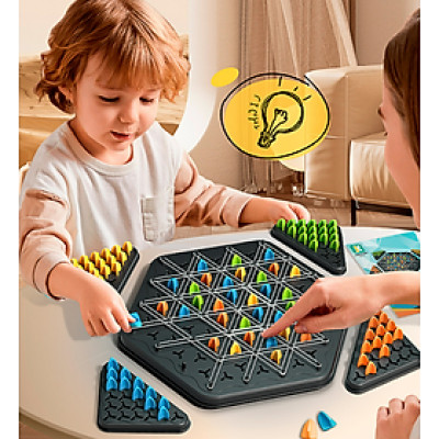 Đồ Chơi Cờ Tam Giác Chuỗi Hình Học TI13699 Thúc Đẩy Sự Phát Triển và Kỹ Năng của Bé