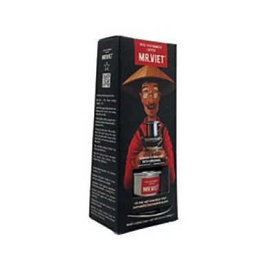 [Tặng kèm phin] Cà phê rang xay Real Strong Orginal Mr Viet 250g - Real trong ground coffee