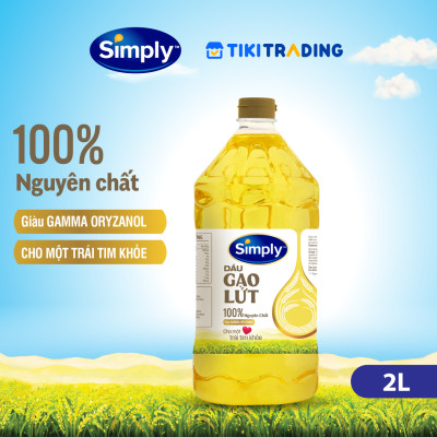 Dầu gạo lứt Simply 2L