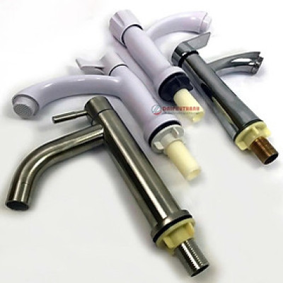 Vòi Chậu Lavabo Rửa Mặt Nước Lạnh Thân Cao 15cm Đến 17cm - Chất liệu Nhựa, inox, thau phủ crome,..