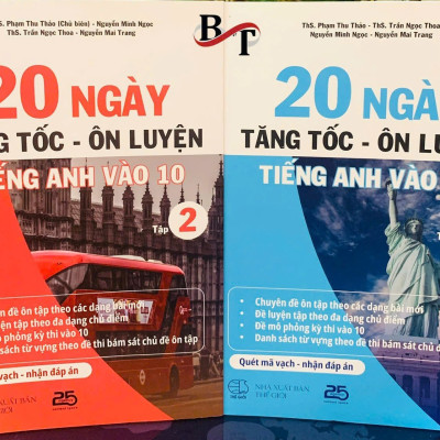 Sách - 20 ngày tăng tốc ôn luyện tiếng anh vào 10 ( tập 1)