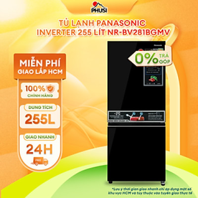 Tủ lạnh Panasonic NR-BV281BGMV inverter 255 lít - Hàng chính hãng (chỉ giao HCM)