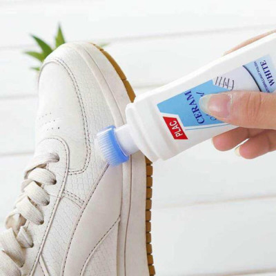 Lọ Nước Lau Giày Túi Xách Plac Chai Cọ Tẩy Trắng Giày Sneaker Đầu Chổi