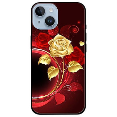 Ốp lưng dành cho Iphone 14 - Iphone 14 Plus - Iphone 14 Pro - Iphone 14 Pro Max - Nhánh Hồng Vàng