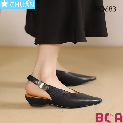 Giày Slingback cao 3 phân RO683 ROSATA tại BCASHOP Sự Kết Hợp Hoàn Hảo Giữa Thoải Mái Và Thời Trang