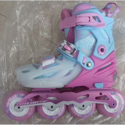 Giày Patin 8 Bánh Phát Sáng Centosy Cougar 333 Cho Trẻ Em, Patin Có Phanh, Patin Có Nút Chỉnh Size