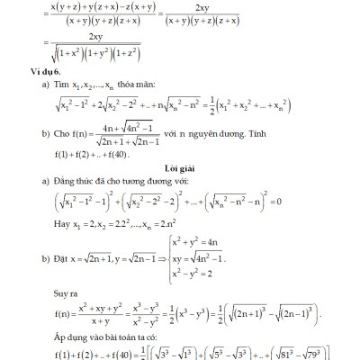 Các Chuyên Đề Bồi Dưỡng Học Sinh Giỏi Đại Số Lớp 9