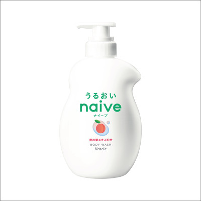 Sữa Tắm Chiết Xuất Từ Lá Đào Kracie Naive Body Wash ( Peach Leaf) - Chai 530ML