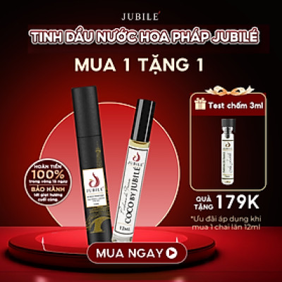 Belle by Jubilé - Tinh dầu nước hoa Pháp nữ Dạng lăn 12ml Thơm Lâu, Sang Trọng, Quyến Rũ