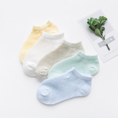 5 Đôi Tất Cho Bé Trẻ Em Lưới Mùa Hè Siêu Mỏng Thoáng Khí Dành Trẻ Em 0 - 3 tuồi