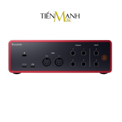 Focusrite 4i4 Gen 3, Gen 4 Sound Card Âm Thanh Scarlett - Focus USB Audio SoundCard Gen3 - Gen4 Hàng Chính Hãng