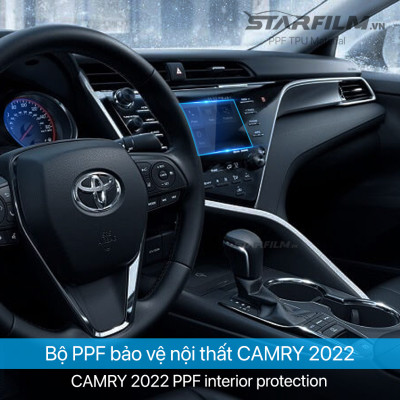 Toyota Camry 2022 PPF TPU nội thất chống xước tự hồi phục STARFILM