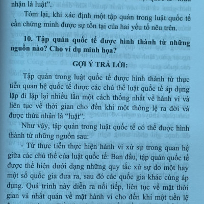 Hướng dẫn môn học công pháp quốc tế (tái bản năm 2023)
